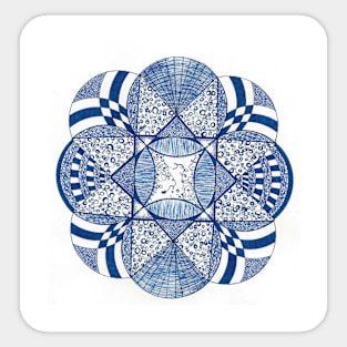 Mandala Art Sticker